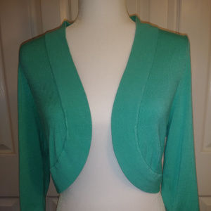 Jessica Howard Turquoise Bolero Cardigan